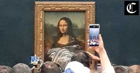 The 36-year-old man assaulted the Mona Lisa.