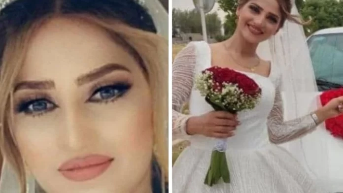 A bride in Iran was killed by a stray bullet during celebratory gunfire at her wedding.